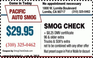 Pacific Auto Smog Stations-Coupon
