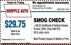 Whipple Auto-redwood-city -Coupon