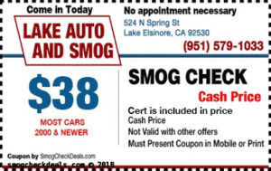 Lake Auto And Smog Coupon