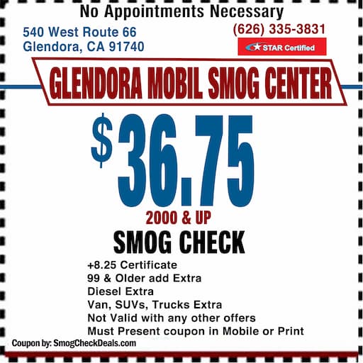 Smog Check Coupon Glendora