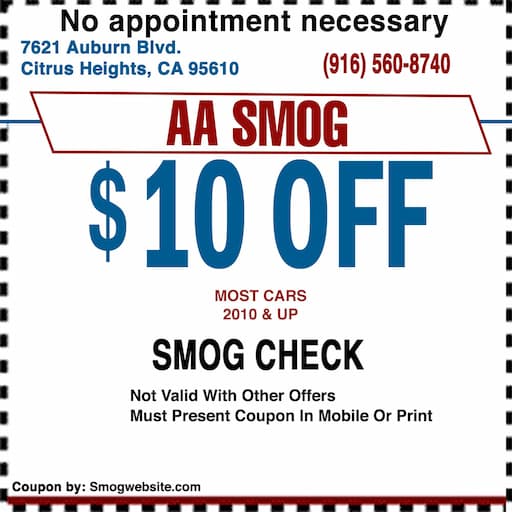 Smog Check Coupon Citrus Heights Smo Coupon Citrus Heights