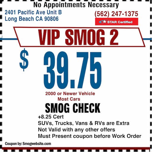 Smog Check Coupon Long Beach